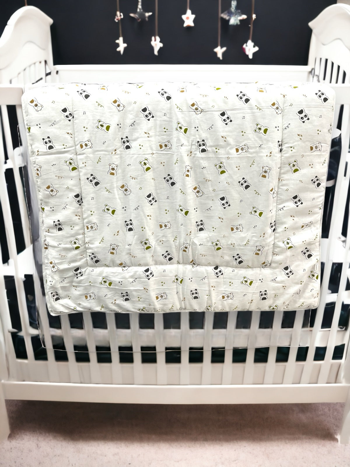 Baby Comforter Quilt assorted prints image 4