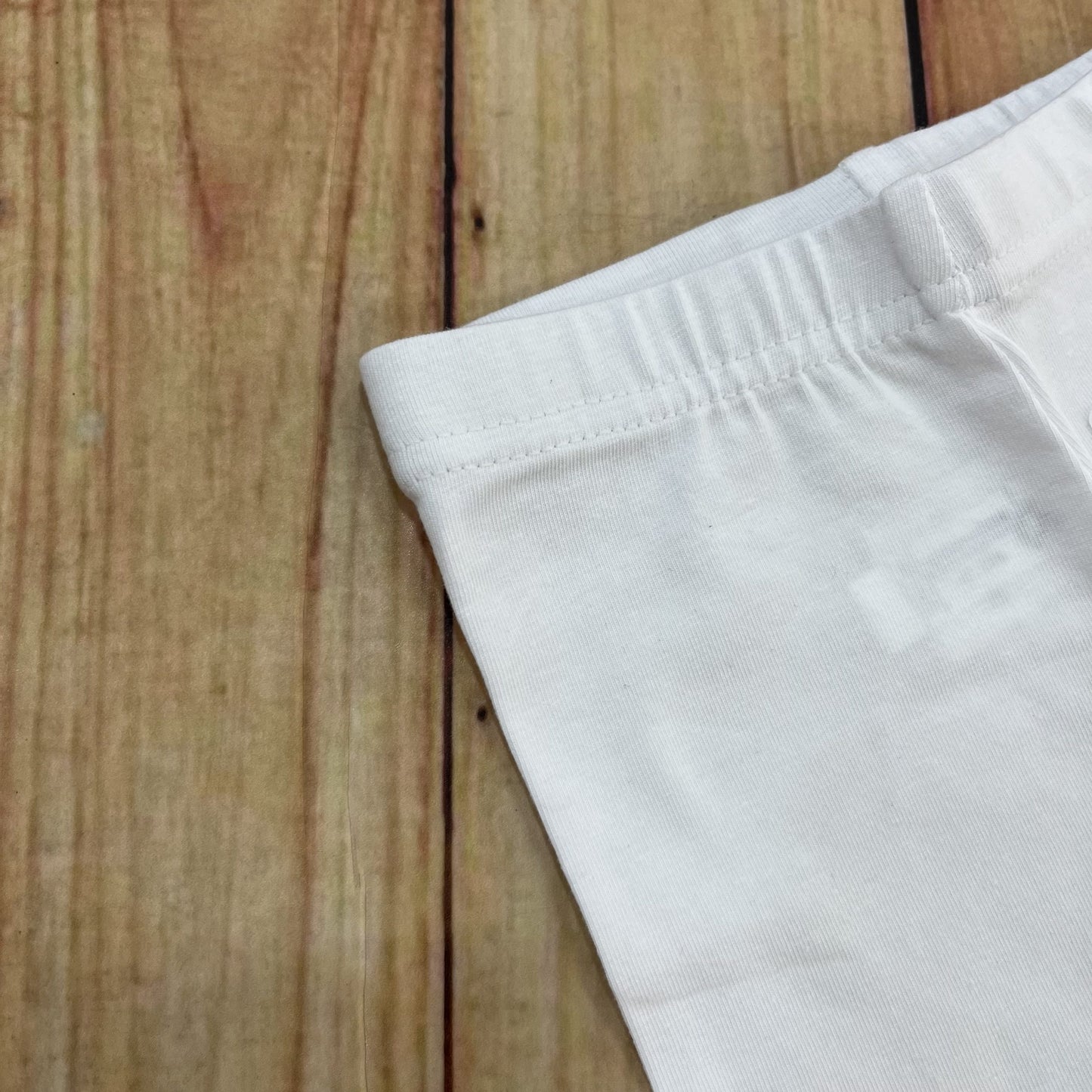 Baby White Leggings cotton 2pc combo image 1