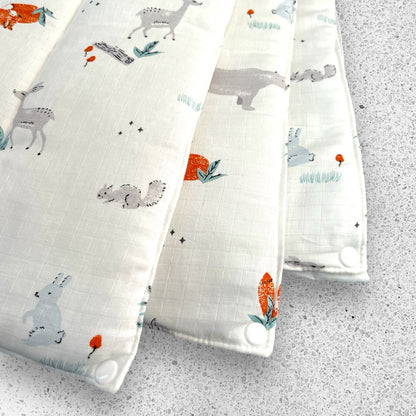 Muslin Matt Changeable 3pc Godadi Set | Soft & Cozy Baby Quilted Matts image 2