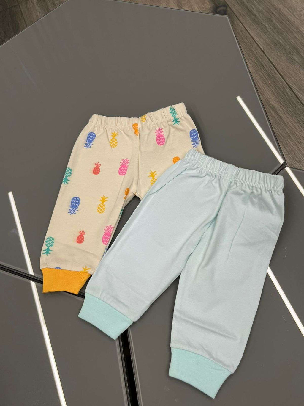 Preemie and Twin Baby Bottom Legging Set of 2 | Organic Cotton Comfort image 3
