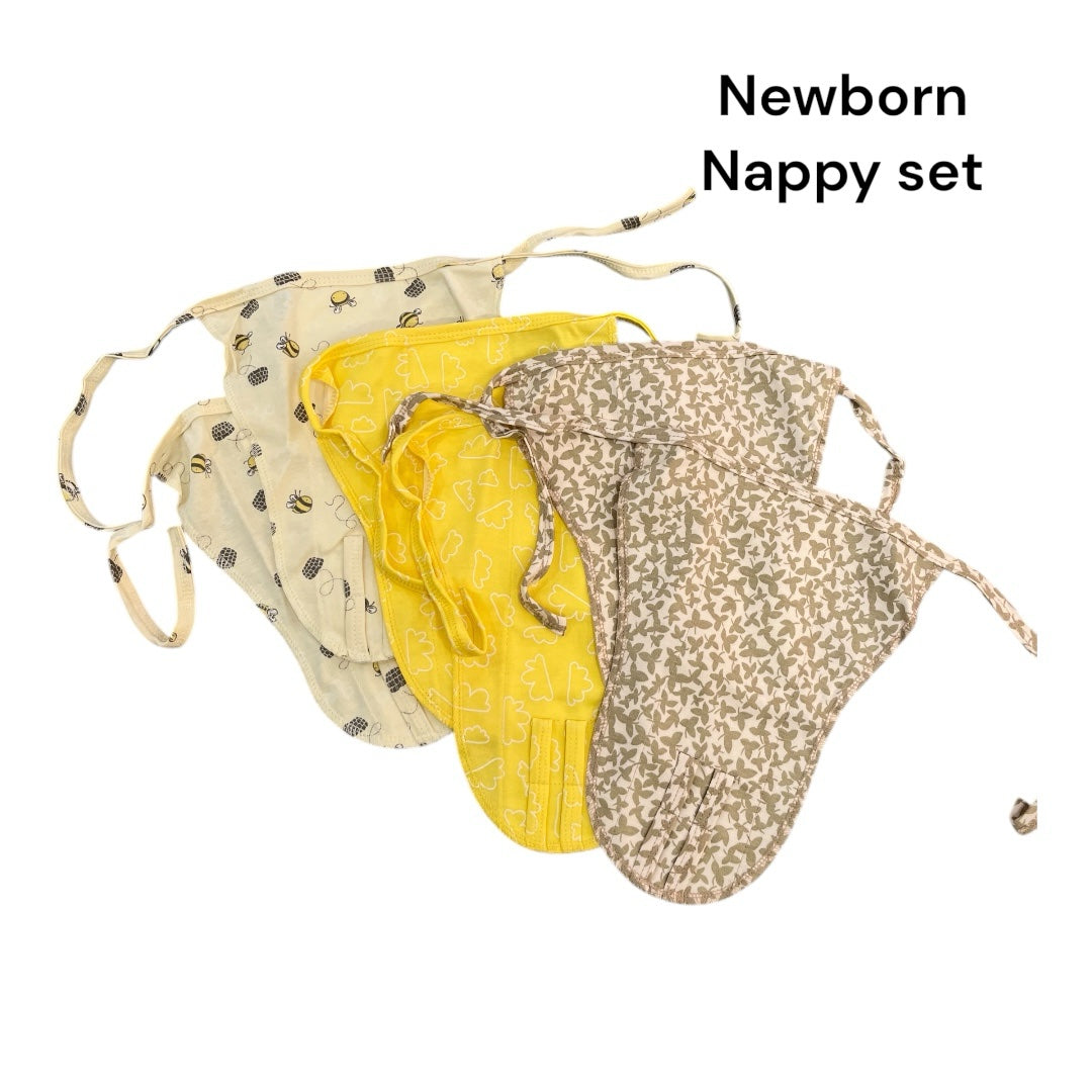 Newborn Nappy Langot Set of 6pc image 0