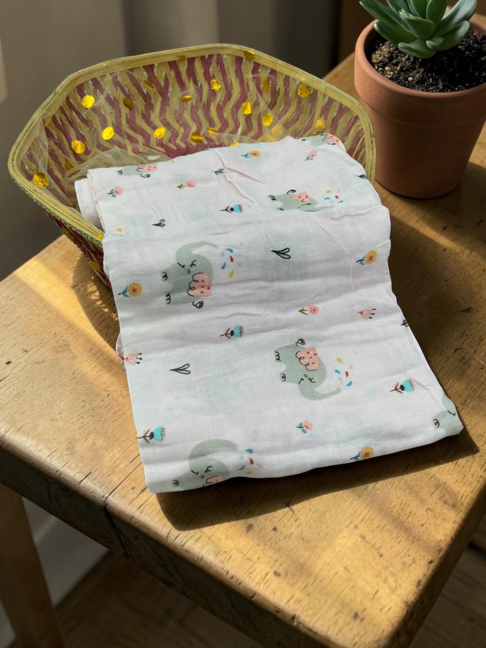 Muslin Crush Swaddle wrapper for babies 0-9 months assorted