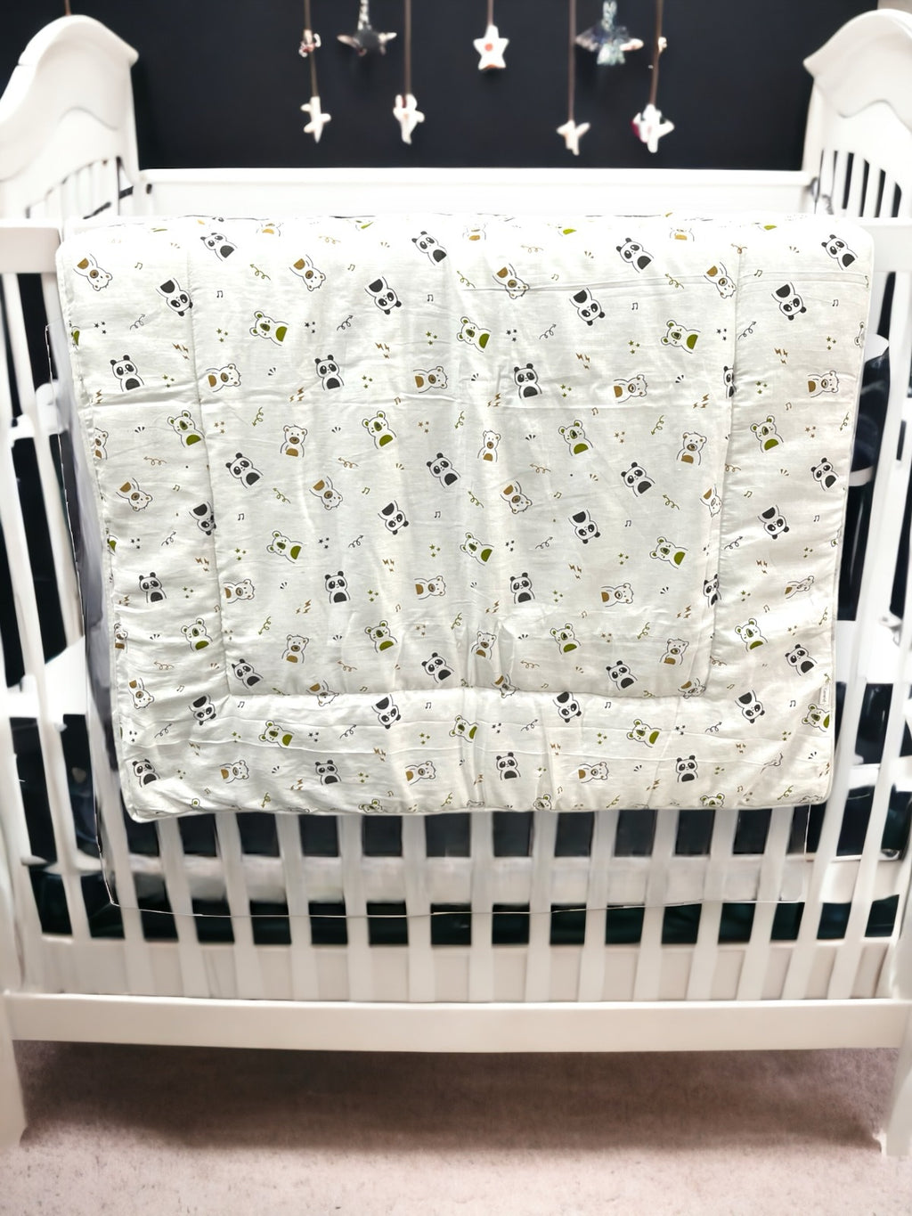 Baby Comforter Quilt assorted prints image 4