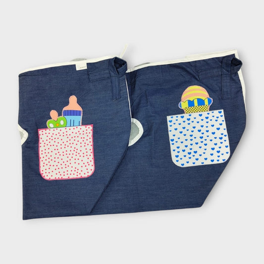 Denim Khoya Baby and Bottle image 1