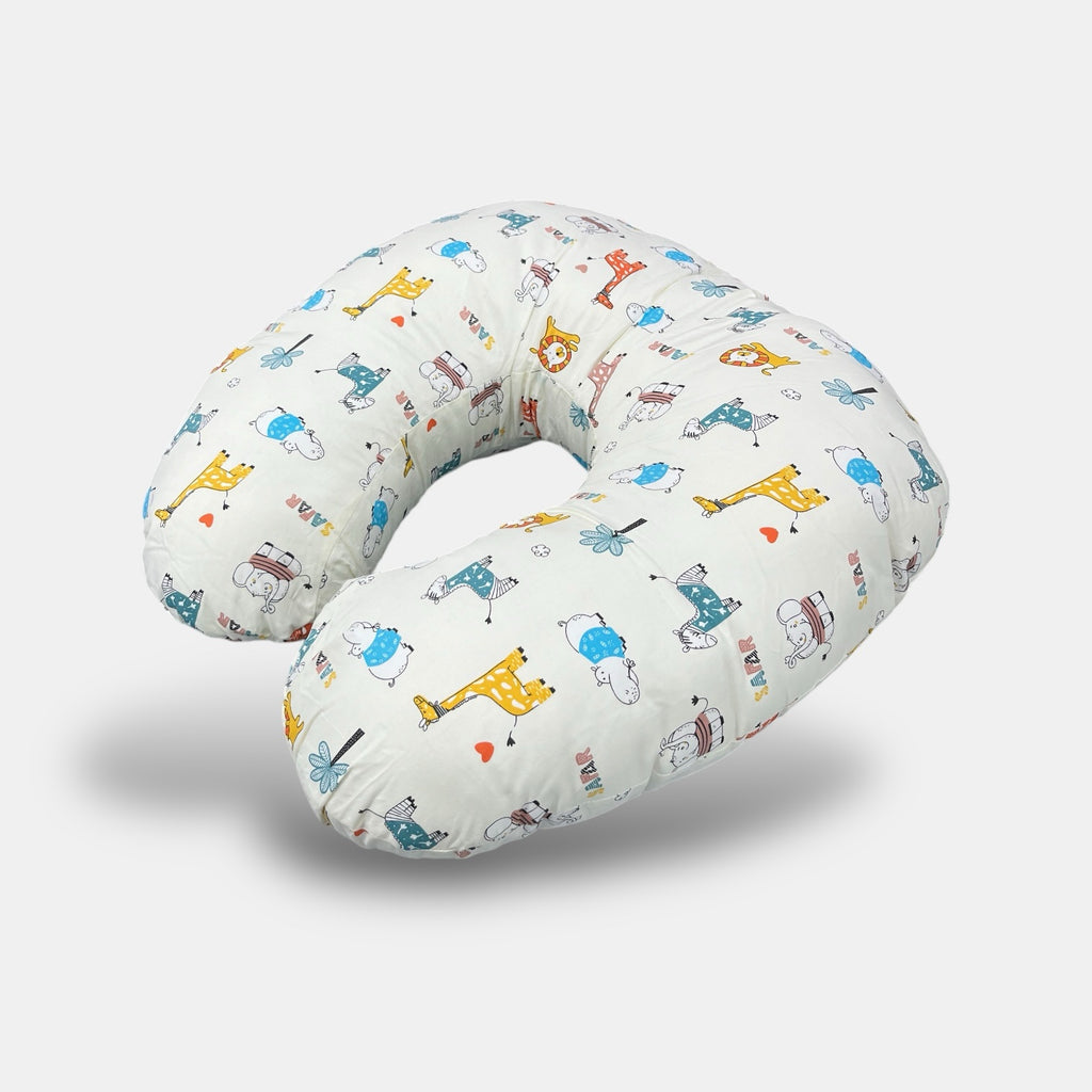 Baby Feeding Pillow Large Soft assorted print image 1