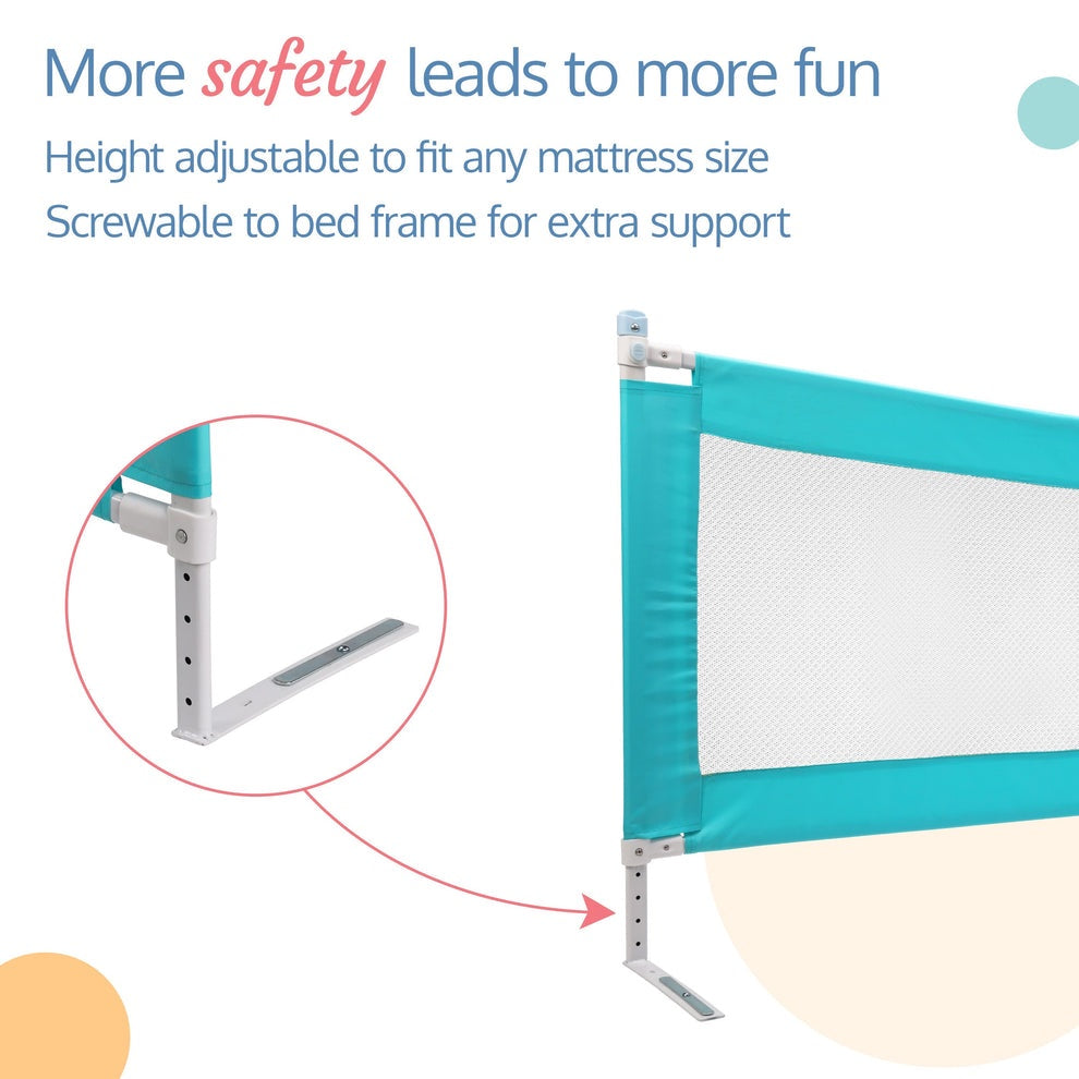 Baby Bed Rail Guard Green image 3