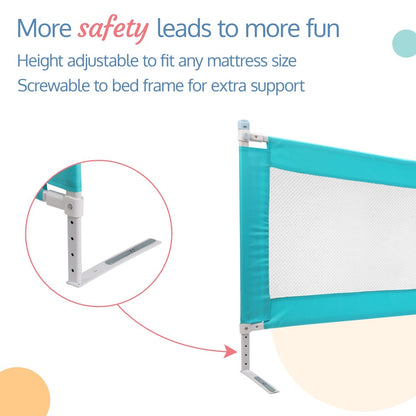 Baby Bed Rail Guard Green image 3