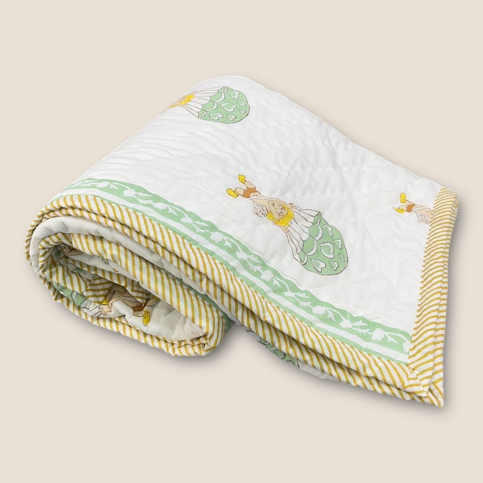 Kids organic Comforter Dohar 40x60 inch parachute image 1