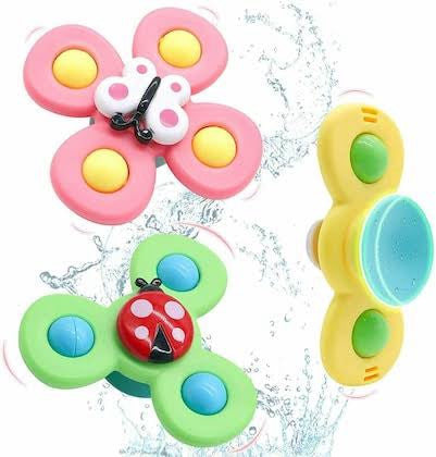 Baby Spinner Rattle Toys 3pc set image 2