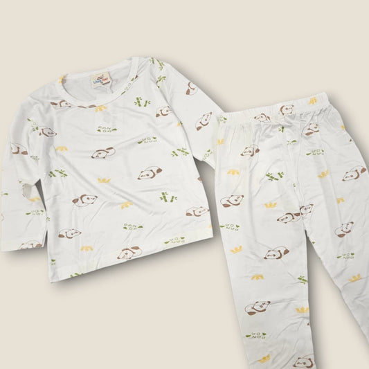 Butter Soft Panda Bamboo Co-Ord Sets for Kids (1-5 Yrs) | Sweet Angels image 0