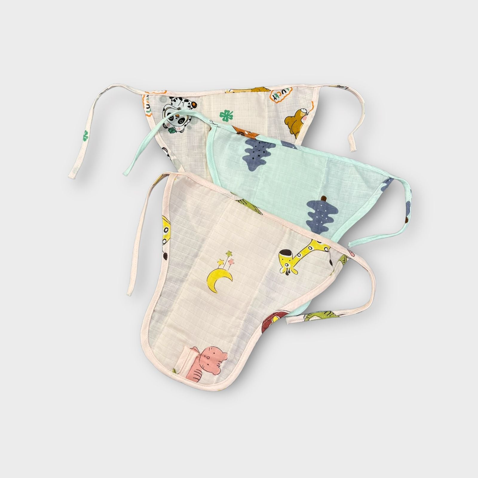 Muslin Padded Nappy 6pc Combo image 0
