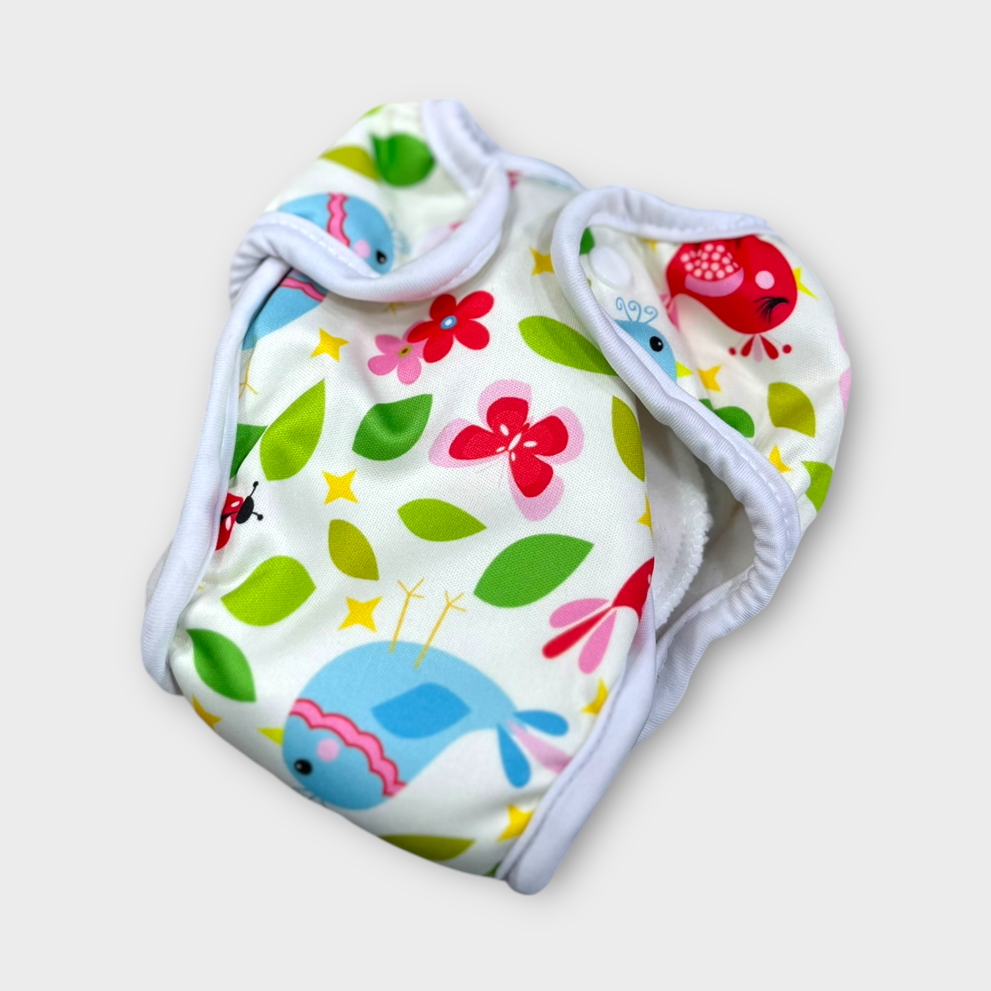 Organic Cotton Reusable Washable Baby Diaper image 2
