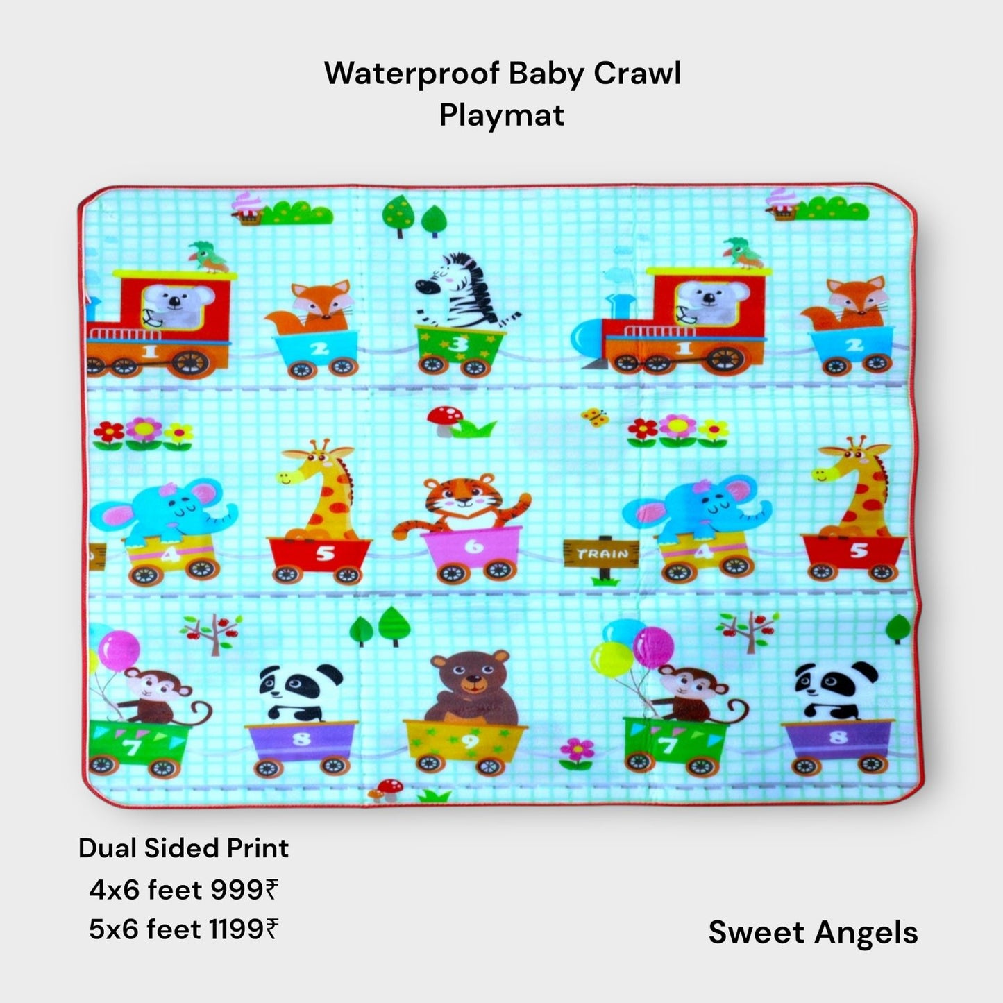 Crawl Play Mat for babies and kids playtime image 7