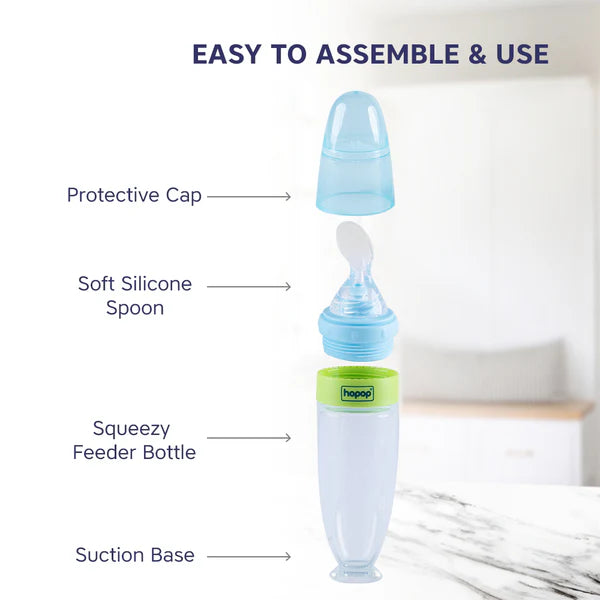 Soft Squeezy Silicone Baby Food Feeder-90 ml image 2