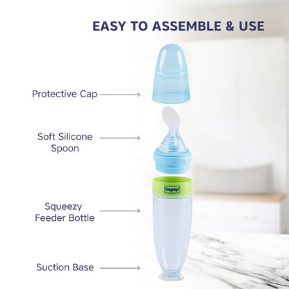 Soft Squeezy Silicone Baby Food Feeder-90 ml image 2