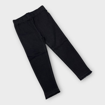 2 to 3 years Organic Leggings Tights Baby Girl - BLACK image