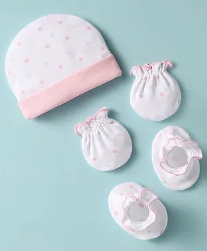 Cap Mitten Booty set Preemie Baby Organic Cotton assorted image 6