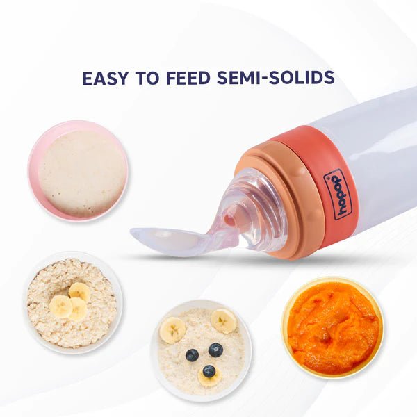 hopop soft squeezy silicone Food Feeder 90ml  4m+ image 3