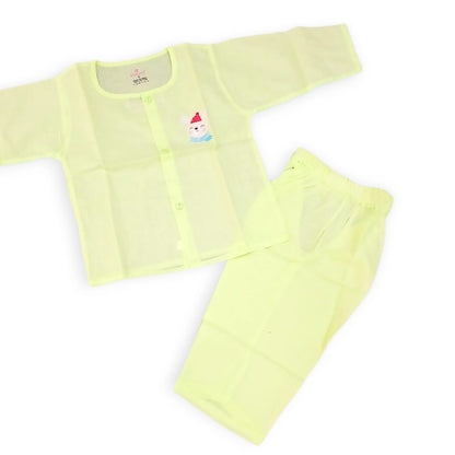 Plain Organic Cotton Night suits 0 to 2 years - green, 12 to 18 m image