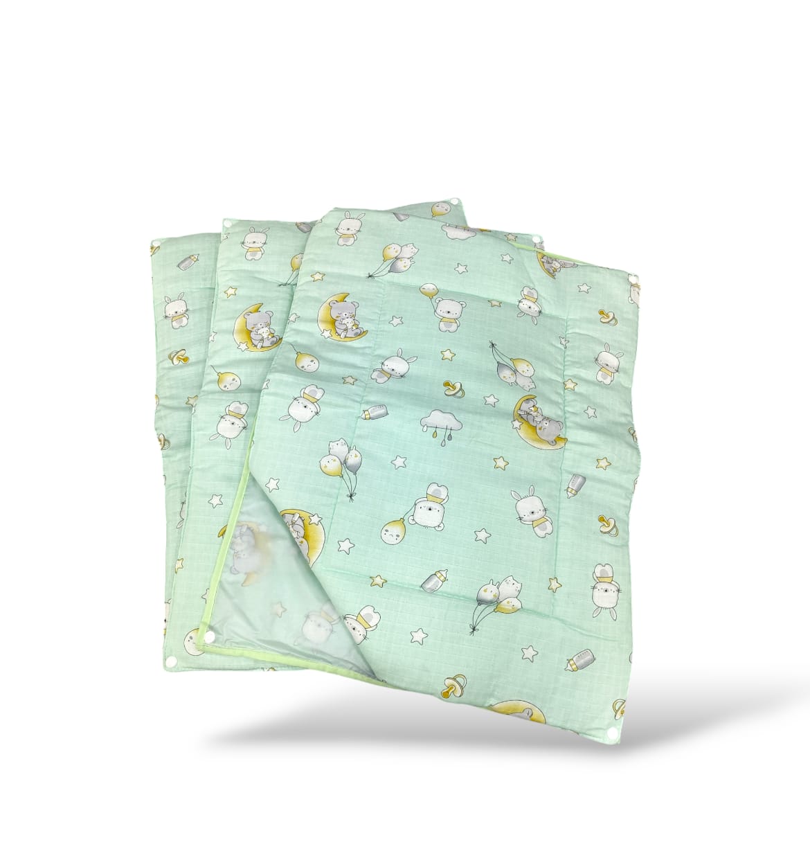 Muslin 3pc Changeable Matt Sheet Baby Godadi | Organic & Waterproof image 3