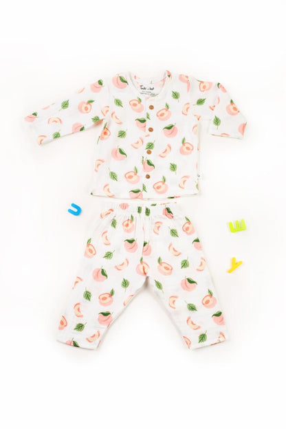 Muslin Baby 1 to 3 years Apple Night Suits Organic image 0