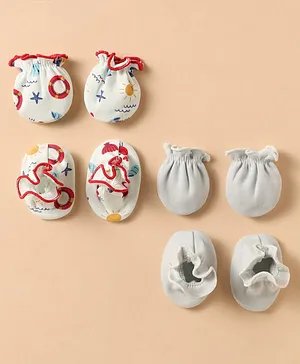 Mitten Booty Preemie baby Organic 2 set assorted image 6