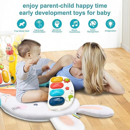 2-in-1 Baby Walker &amp; Play Gym Mat – Multi-Functional Baby Activity Center image 2