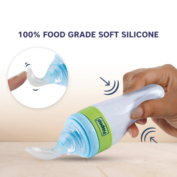 Soft Squeezy Silicone Baby Food Feeder-90 ml image 3