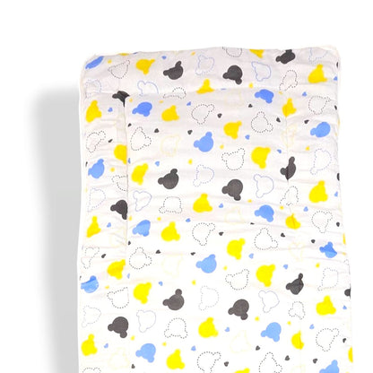 Baby Khoya Godadi Matt Sheet Mul Mul - mickey image