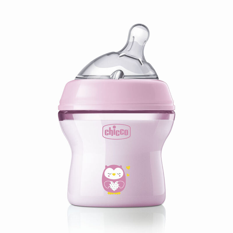 NaturalFeeling Feeding Bottle (150ml, Slow) (Pink) image 0