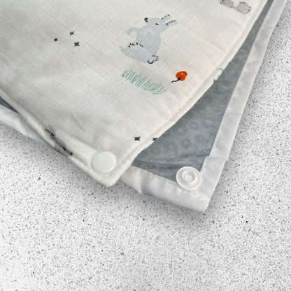 Muslin Matt Changeable 3pc Godadi Set | Soft & Cozy Baby Quilted Matts image 5