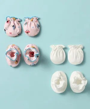 Mitten Booty Preemie baby Organic 2 set assorted image 9