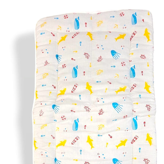 Baby Khoya Godadi Matt Sheet Mul Mul image 0