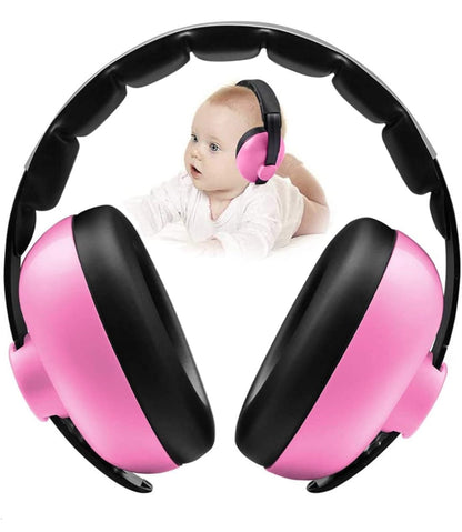 Pink Baby Noise Cancelling Headphones, Ear Protection Earmuffs Noise Reduction for 0-3 Years Kids/Toddlers/Infant image 0