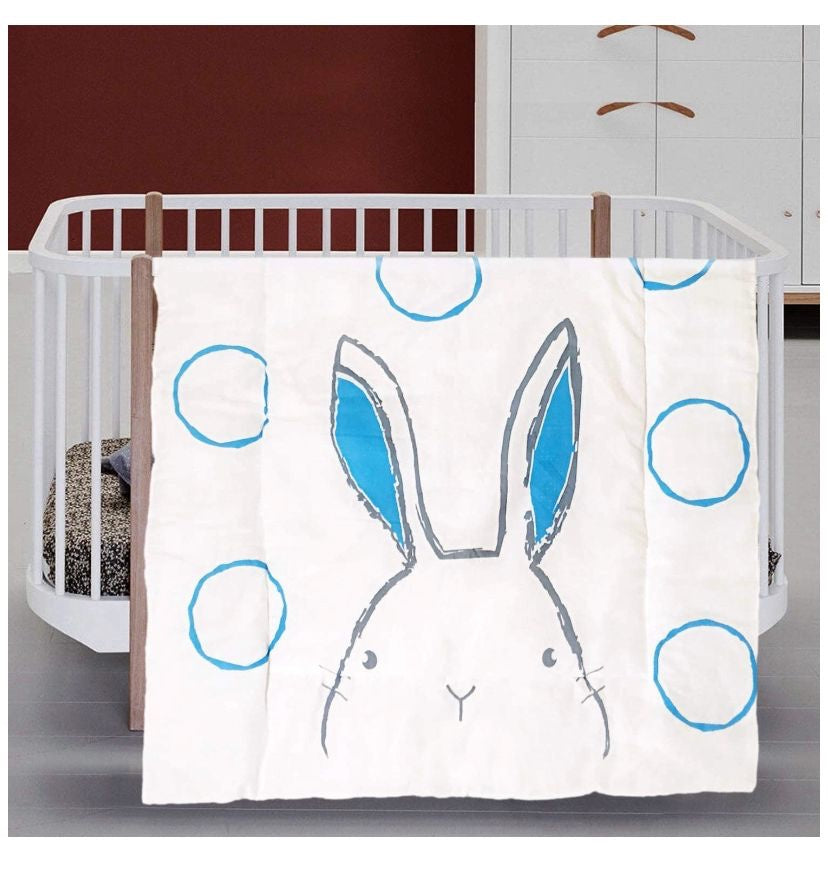Baby Mul Mul Comforter | Soft &amp; Cozy with Cute Assorted Prints image 0