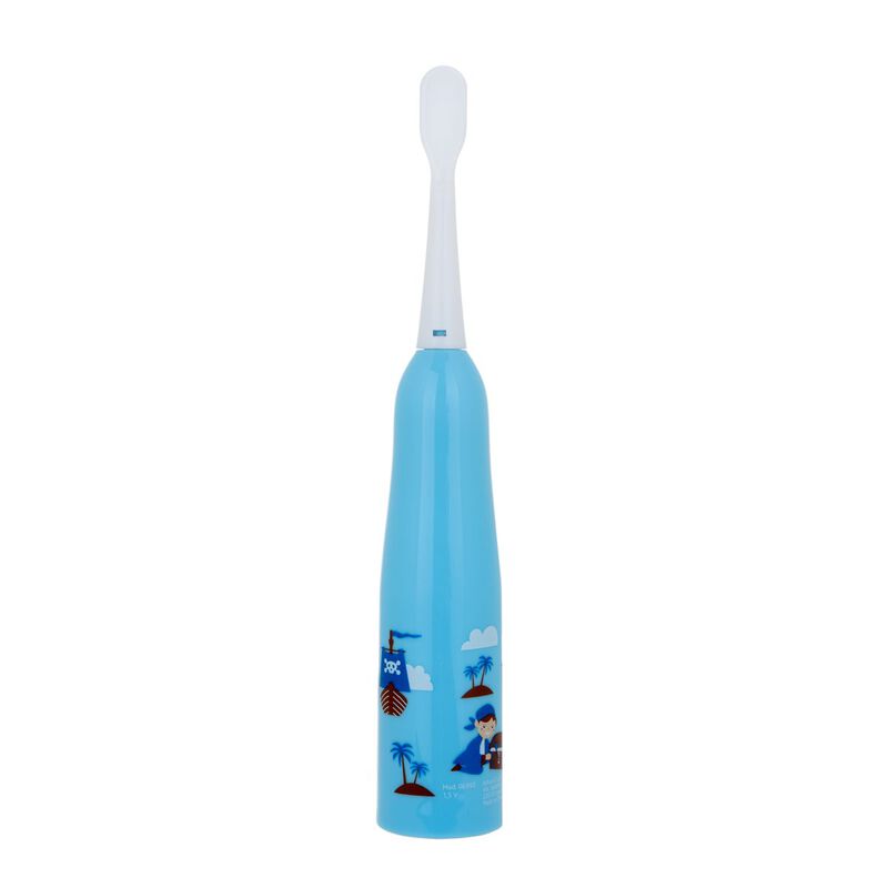 Best Electric Toothbrush for Kids (3Y+) – Gentle Vibrating Brush for Sensitive Gums (Blue) image 1