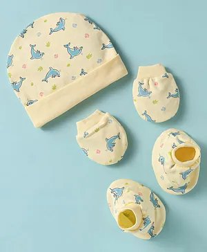 Cap Mitten Booty set Preemie Baby Organic Cotton assorted image 7