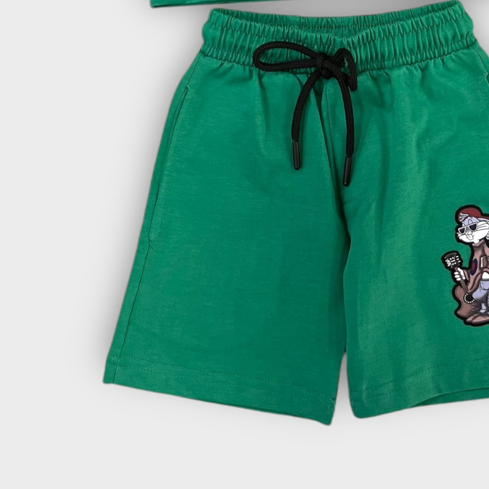 Hip Hop Kids Unisex Co Ord Set 3 to 10 years Bunny Green image 2