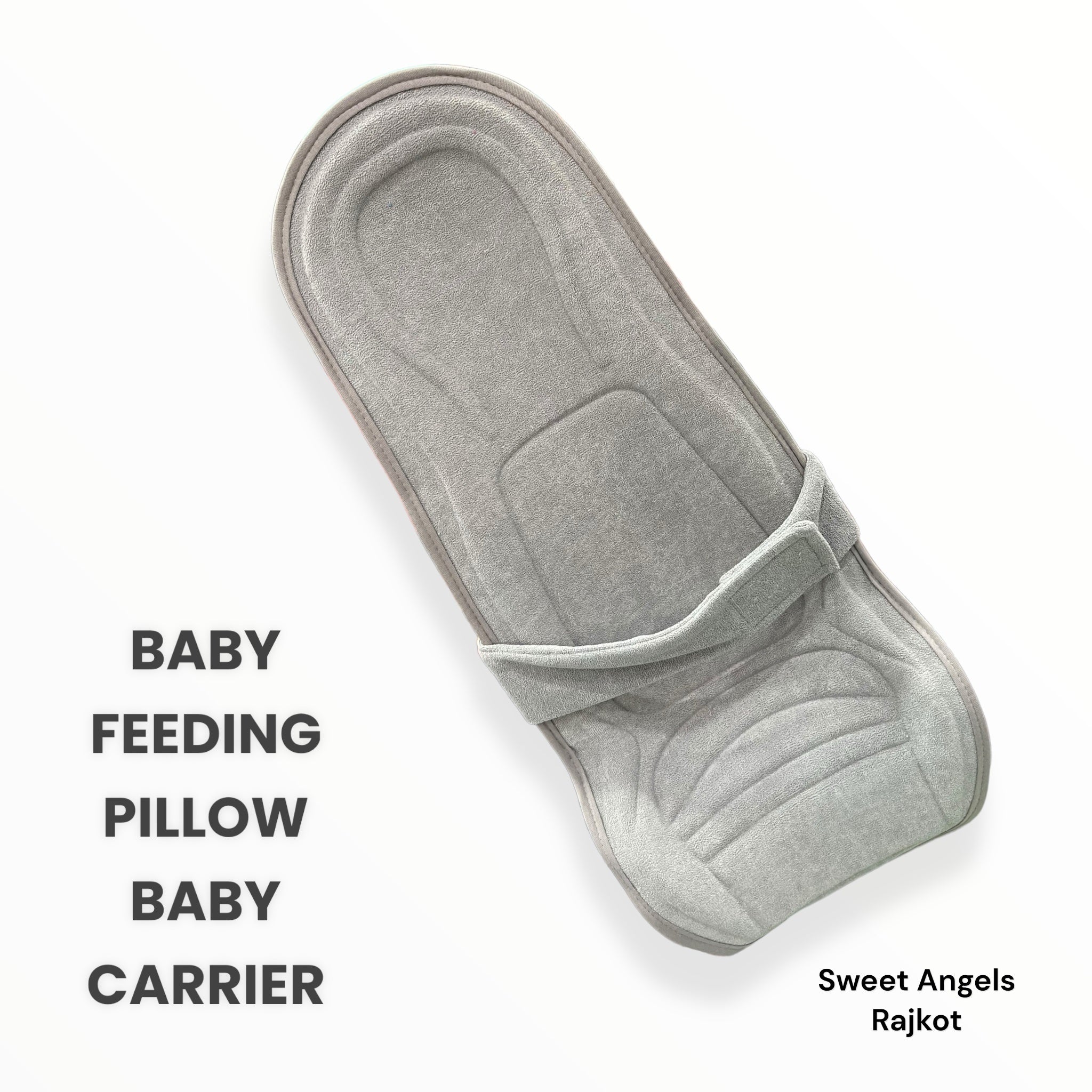 2in1 Feeding Pillow Pad Baby Carrier - Grey image