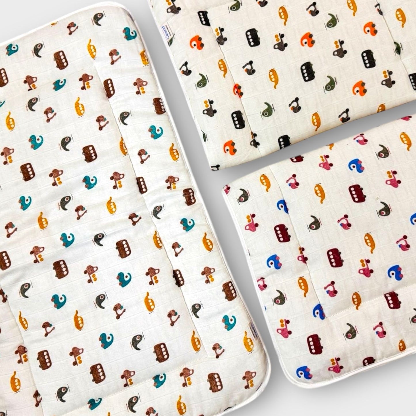 Muslin Baby Matt Soft Godadi sheets - Vehicles image