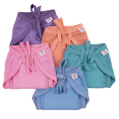 Muslin Quick Dry Langot diaper Nappy – 5Pc/Pack image 0