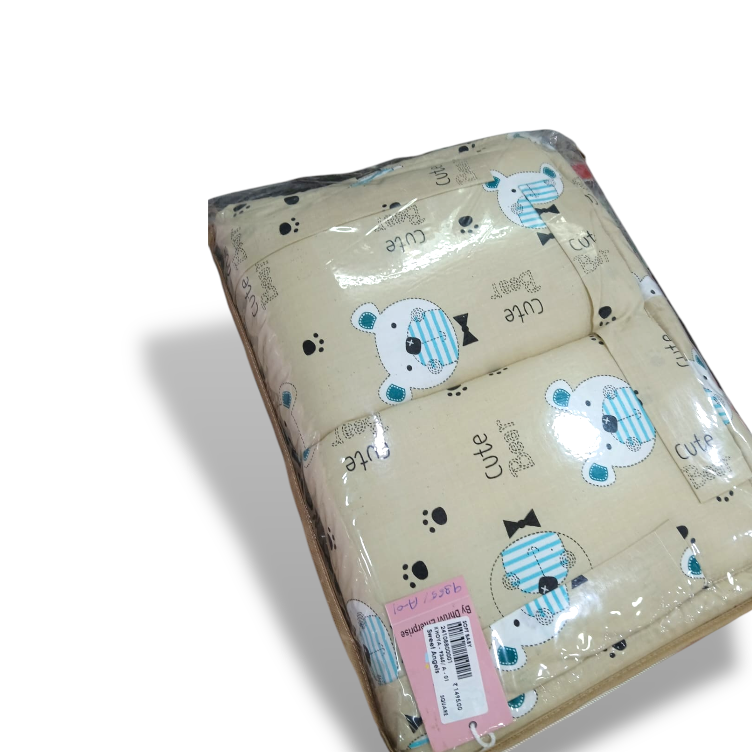 Baby Window Khoya with Pipe Quilted Soft assorted prints image 8