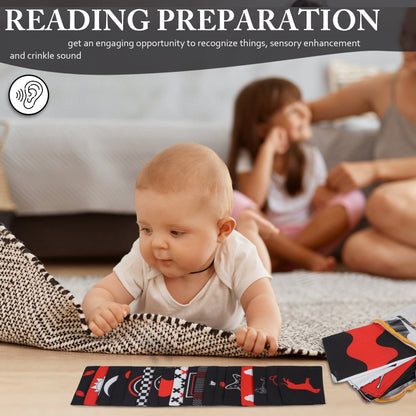 Black & White Cloth Flash Cards | Early Learning & Brain Fun (Set of 18)