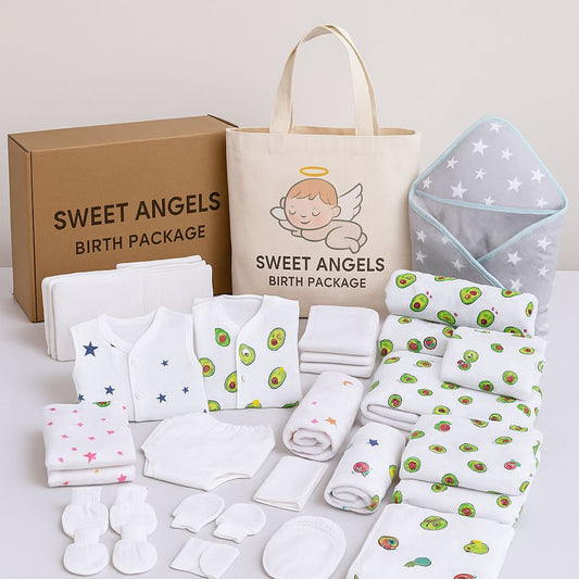 Essential 36 piece Baby Delivery Kit – Newborn Care Products | Hospital Bag Combo image 0