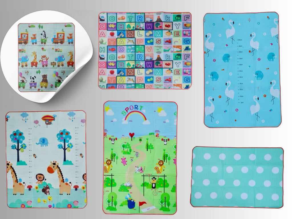 Crawl Play Mat for babies and kids playtime - 4 x 6 Feet image