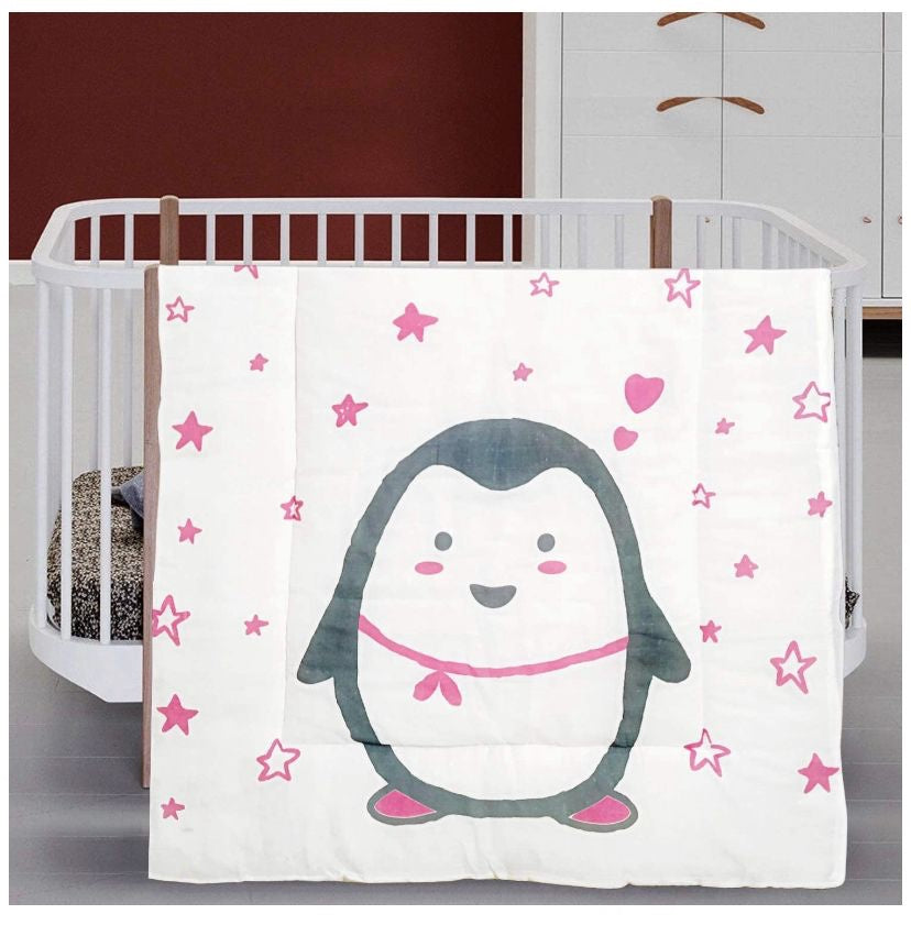 Baby Mul Mul Comforter | Soft &amp; Cozy with Cute Assorted Prints image 1