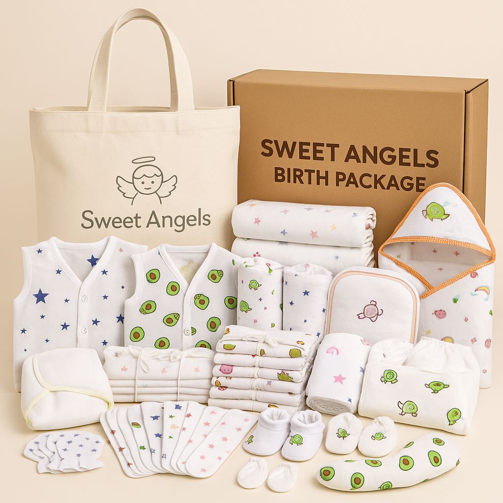 Premium 56 piece Baby Delivery Kit – Newborn Care Products | Hospital Bag Combo image 0