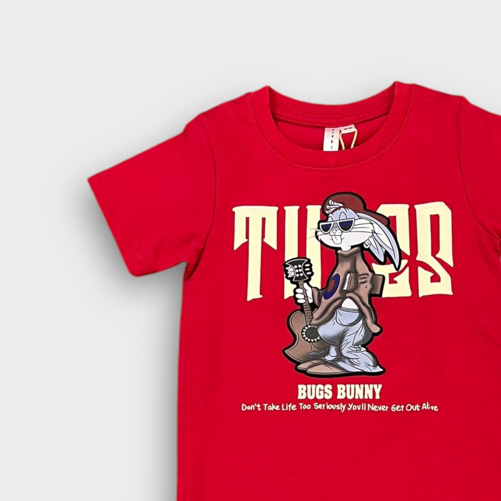 Hip Hop Kids Unisex Co Ord Set 3 to 10 years Bunny Red image 1