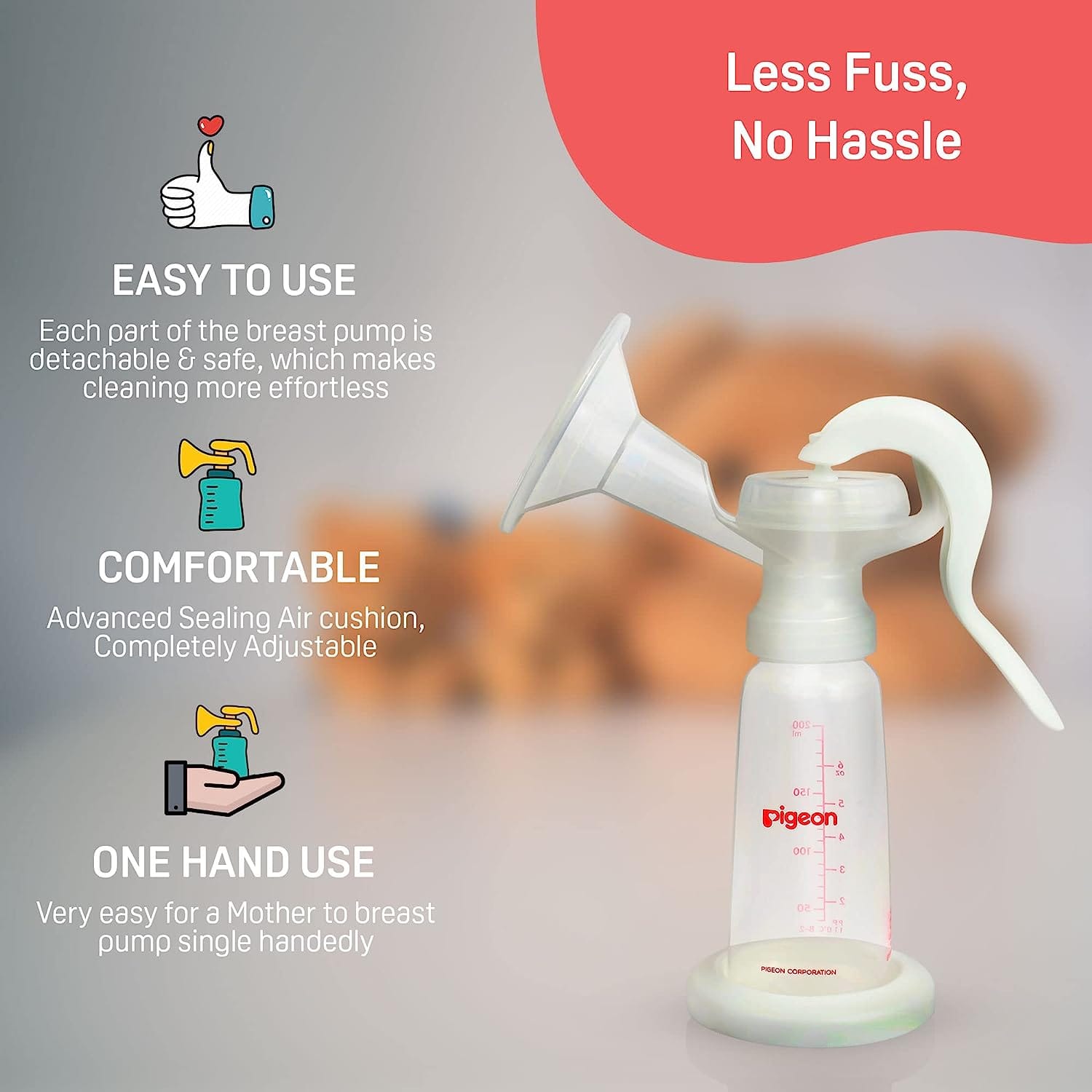 Pigeon Manual Breast Pump image 3