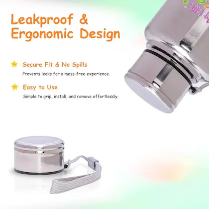 Capster- The Regular Neck Steel Baby Feeding Bottle Cap image 4